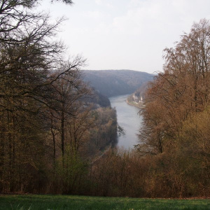 Vue sur la vallée du Danube