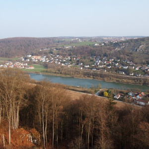 Vue sur la vallée du Danube