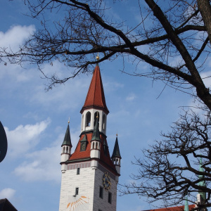 la tour sur la Marienplatz
