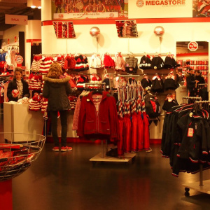 Passage à la boutique du FC Bayern