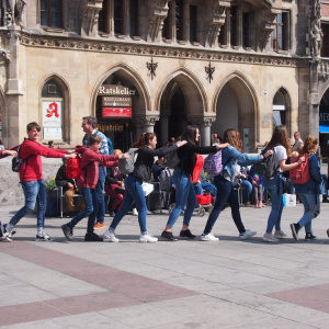 A la Marienplatz : les élèves relèvent un défi