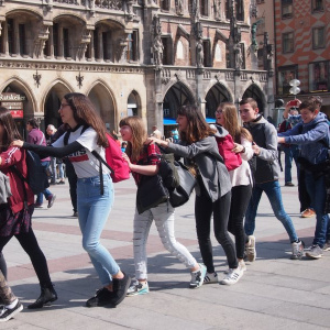 A la Marienplatz : les élèves relèvent un défi